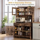 63 4   Kitchen Pantry Cabinet Cupboard Storage Drawer Organize Countertop Food