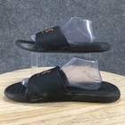 Under Armour Sandal Mens 12 Ansa Graphic Casual Slip On Slide 3024435-004 Black