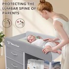  Baby Changing Table  Portable Changing Table  Diaper Changing Station Grey