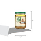 Santa Cruz Organic Creamy Dark Roasted Peanut Butter  16 Oz Jar