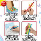 Twistable Crayons Bulk 40 Pack  10 Sets Of 4  - Non-toxic  No-sharpen Mess-free 