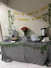 90x132  Dark Silver platinum Crinkle Taffeta Tablecloth Wedding Banquet Event
