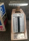 Vintage Postal Scale letter weight rates Effect January 7  1968 Petite Model P-1