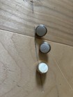 Great  Set Of 3 Genuine Bach Stradivarius Trumpet Gold Plated Finger Buttons 