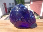 Glass Rock Slag Pretty Clear Cobalt Blue 8 0 Lbs Yy36 Rocks Landscaping Aquarium