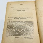 Rare 1820 Report Of The Secretary Of War Memo John C Calhoun To Henry Clay Ea1