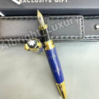 Montblanc Antoine De Saint-exup  ry Blue Gold Fountain Pen Engraved Luxury