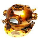 Nautical Antique Finish Mark V Deep Sea Scuba Diving Helmet Vintage Diver Helmet