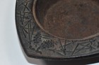 Antique Vintage Cast Iron Coin Change Tray  Dish Ashtray Acorns Pine Needles