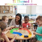 Tracks Cars Replacement With Led Light Glow Car Toys  Glow In The Dark  Race Car