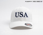 Flexfit Hat Usa 45 47 Cap Patriotic American Flag Mens Fitted Cap Embroidered