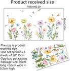 Removable 3d Colorful Flowers Wall Decals Fresh Daisy Flower Butterfly Wall