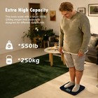 Scale For Body Weight 550lb  Digital Bathroom Scales For People  Extra Large Lcd