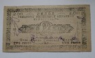 1944 Philippine Guerrilla Ww2 Two Pesos Free Samar Note