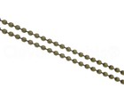 Antique Bronze 3 2mm Ball Chain - 30 100 500 Feet - Bulk Craft Necklace Spool