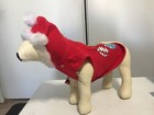 Pet Dog Small Red Christmas Hoodie Jacket   Nice Balls W Ornaments   New