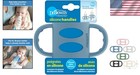 Narrow Silicone Baby Bottle Handles With Grip - Perfect For Little Hands  Blue