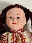 Vintage Romanian Folk Art Doll Oradea Handmade Ethnic Costume 1950s