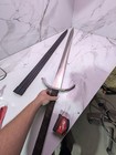 Starfire Claymore Sword 48  Blade 68  Long With Leather Sheath Usa 
