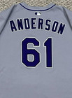 Anderson Size 48  61 2025 Colorado Rockies Game Use Jersey Issued Road Gray Mlb