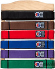 Martial Arts Belt Display Wooden Wall Rack Holder For Karate Taekwondo Belts - 6