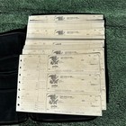 Vintage Blank Bank Checks Bank One Arizona Business Check Book Leather Folder