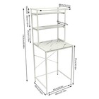 Washer   Dryer Storage Shelf Bathroom Space Saving Organizer Rack Standing Rack