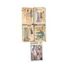 Lot Of 5 Vintage Sewing Patterns 1960s 70s 80s Simplicity Butterick Dress Apron