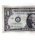 Star Note W  Ink Error L 01856163   51 Back Plate  1 One Dollar Bill Replacement