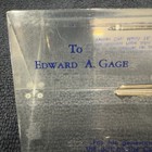 1960 Cadillac Key Lucite Plaque Pope John Xxiii Vatican Gift Donor Award Vtg