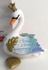 2017 Hallmark Keepsake 12 Days Of Christmas Ornament  7 Seven Swans-a-swimming