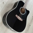 Takamine Deluxe Series Ef341dx Dreadnought Acoustic-electric Guitar  Black