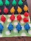 Christmas Multicolor 82 Plastic Atomic Starburst Design Replacement Light Bulbs