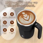 Icoeco Self Stirring Mug  12oz Electric With Display  Black with Display  