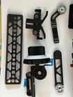 Cinema Camera Cage Rig Kit  Wooden Handles  Matte Box  Neewer Follow Focus