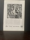 Vintage 1928 Red Seal Records Carmen Ad Advertisement 