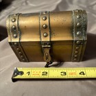 Worlds Fair Item Vintage 1939 Bija Inc Nyc Metal Treasure Chest Trinket Box 