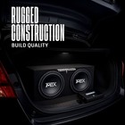 Mtx Dual Loaded Subwoofer Enclosure With Amplifier And Wiring Kit For Cars