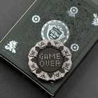 New  Hitex Gear  galaga game Over  Brass Inlay  Titanium Chip  Quadanium Finish