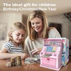 Atm Piggy Bank For    atm Bank Cash Coin Saving For Real Money With Debit Card      