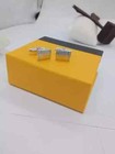 1 50ct Round Cut Lab Created Diamond Men s Shirt Cufflink 14k White Gold Plated