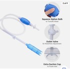 Aquarium Vacuum Gravel Cleaner Water Change Fish Tank Filter Siphon Flow Control