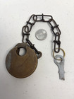 Champion 6-lever Antique Pancake Brass Padlock With Key