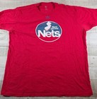 Vintage Adidas New Jersey Nets Men s T-shirt 2xl Retro Throwback Nba Rare 