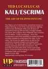 Kali Escrima Training Art Filipino Fencing Stick Fighting Dvd Ted Lucaylucay