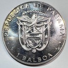 1984 Panama 1 Balboa  Unc bu General Omar Torrijos