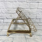 Vintage Folding Brass Bible Recipe Book Stand