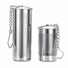2-pack Stainless Steel Tea Infuser Ball Fine Mesh Strainer W Chain Hook For Tea