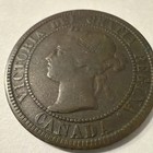 1898-h  Canadian Large One Cent Coin