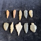 Authentic Arrowhead Archaic woodland Pts From Ky  ohio ind  Q1823